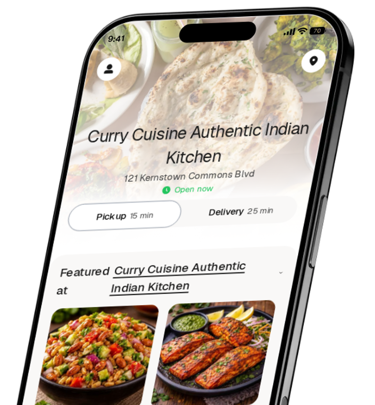 Curry Cuisine Authentic Indian Kitchen app preview